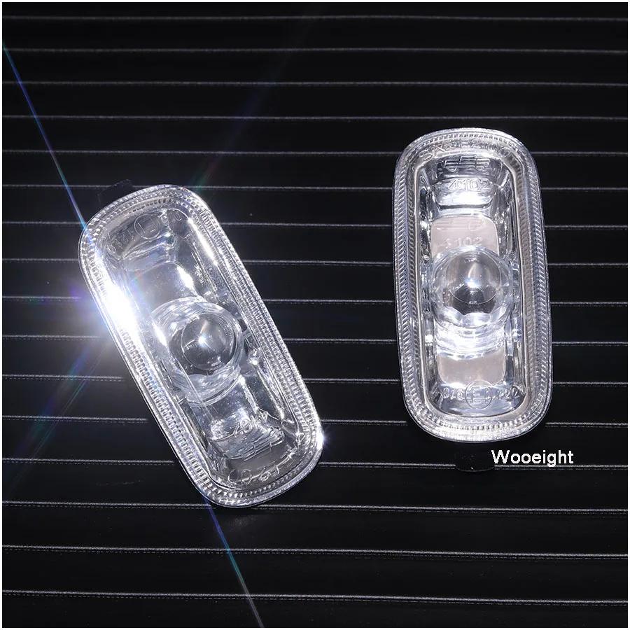 Wooeight 1 Pair 8E0 949 127 8E0949127 Left Right Side Turn Signal Warning Light Indicator Lamp Cover For Audi A4  A6 C5 2003-2005 (3)