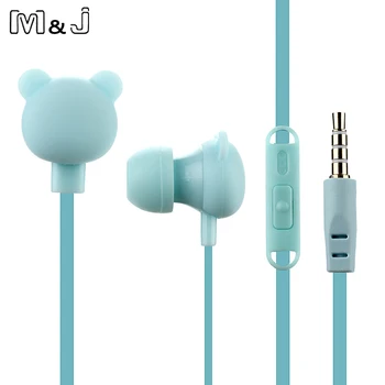 M&J Cartoon Cute Earphone 3.5mm In Ear Wired Headset With Mic Remote Bear For iPhone Samsung Huawei xiaomi Birthday Gift
M&J Cartoon Cute Earphone 3.5mm In Ear Wired Headset With Mic Remote Bear For iPhone Samsung Huawei xiaomi Birthday Gift