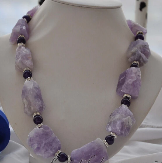 ddh002784 NATURAL 30MM baroque purple crystal amethyst bead necklace 28% Discount
ddh002784 NATURAL 30MM baroque purple crystal amethyst bead necklace 28% Discount