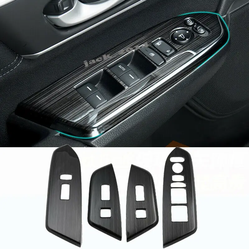 Black titanium Inner Door Window switch button Trim for Honda CRV CR-V 2017 2018 2019
Black titanium Inner Door Window switch button Trim for Honda CRV CR-V 2017 2018 2019