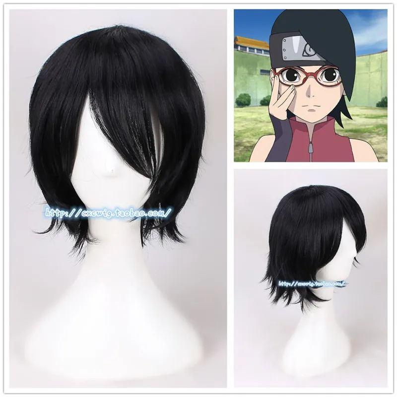 New Arrival 30cm NARUTO Uchiha Sarada Cosplay Wigs Black Heat Resistant Synthetic Hair Perucas Cosplay Wigs + Wig Cap
New Arrival 30cm NARUTO Uchiha Sarada Cosplay Wigs Black Heat Resistant Synthetic Hair Perucas Cosplay Wigs + Wig Cap