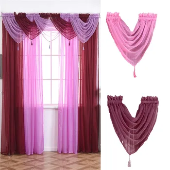 2PCS Voile Curtain Swags Pelmet Valance Net Curtain Voile Swag Drape Panel Sheer Tulle For Living Room Kitchen Window Treatments
2PCS Voile Curtain Swags Pelmet Valance Net Curtain Voile Swag Drape Panel Sheer Tulle For Living Room Kitchen Window Treatments