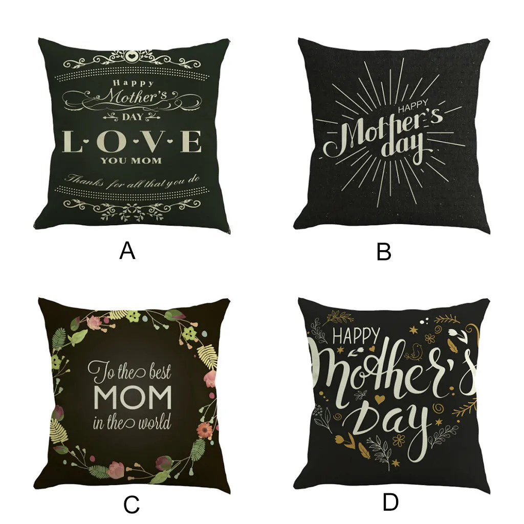 Gajjar 2019 New Super Soft Mother's Day Linen Pillowcase Sofa Pad Set Black Cushion Home Decoration dropshipping 401W
Gajjar 2019 New Super Soft Mother's Day Linen Pillowcase Sofa Pad Set Black Cushion Home Decoration dropshipping 401W