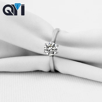 QYI Fashion Ring jewelry Lovely Style 925 Solid Silver Round Shining 5A Zircon Engagement Wedding Rings Women Gift
QYI Fashion Ring jewelry Lovely Style 925 Solid Silver Round Shining 5A Zircon Engagement Wedding Rings Women Gift