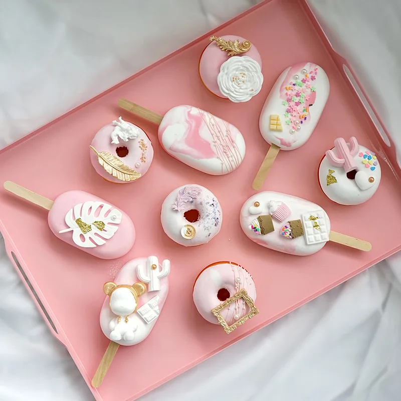 Artificial ice cream cake simulation donut toy window decoration fake snack ice cream ins wind donut Exquisite Gift for Girl
Artificial ice cream cake simulation donut toy window decoration fake snack ice cream ins wind donut Exquisite Gift for Girl