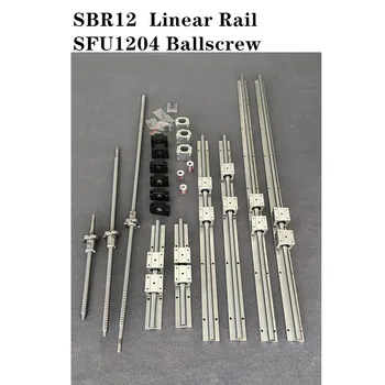 6 set SBR12 - 200/350/450mm Linear Guide Rail + 3 set SFU1204 - 250/350/450mm Ballscrew set + 3 set BK/BF10 CNC Parts 
6 set SBR12 - 200/350/450mm Linear Guide Rail + 3 set SFU1204 - 250/350/450mm Ballscrew set + 3 set BK/BF10 CNC Parts
