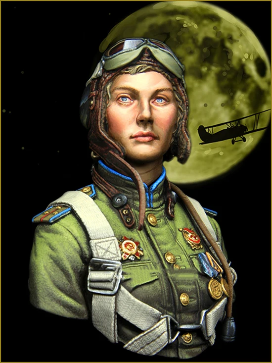 New Unassembled 1/10 NIGHT WITCHES Soviet soldier Regiment bust Resin Kit DIY Toys Unpainted resin model
New Unassembled 1/10 NIGHT WITCHES Soviet soldier Regiment bust Resin Kit DIY Toys Unpainted resin model