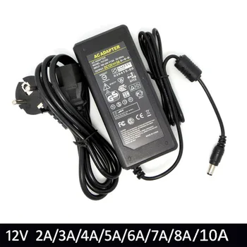 DC12V 2A/3A/4A/5A/6A/8A/10A Led Adapter Switch Power Supply Charger Transformer with Power Cord For LED Strip 5050 5630 3528
DC12V 2A/3A/4A/5A/6A/8A/10A Led Adapter Switch Power Supply Charger Transformer with Power Cord For LED Strip 5050 5630 3528
