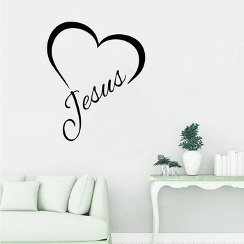 Large Jesus Heart Wall Decal Bedroom Office Jesus God Bible Verse Quote Wall Sticker Vinyl Kids Room Home Decor
Large Jesus Heart Wall Decal Bedroom Office Jesus God Bible Verse Quote Wall Sticker Vinyl Kids Room Home Decor
