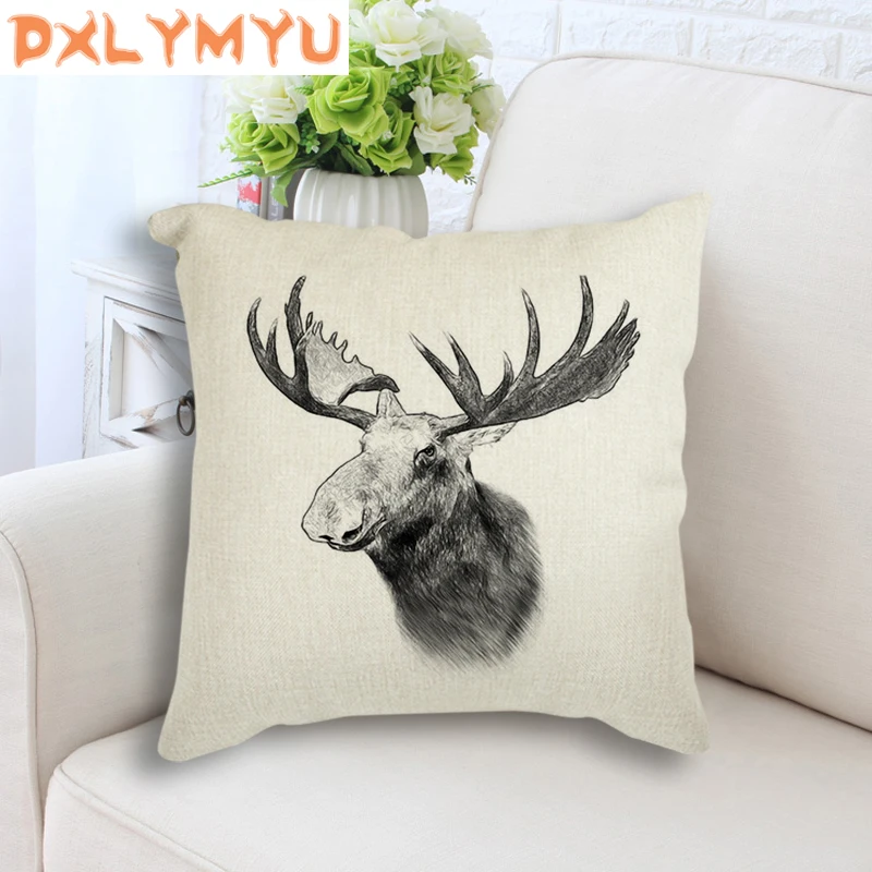 Decorative Cushion Deer Bear Wild Boar Zebra Dog Wolf Cushion Animal Linen Cushion Pillows Square Pillowcase For Sofa
Decorative Cushion Deer Bear Wild Boar Zebra Dog Wolf Cushion Animal Linen Cushion Pillows Square Pillowcase For Sofa