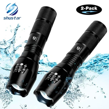 1/2/3-Pack Ultra Bright LED Flashlight T6/L2 waterproof torch Zoomable flashlight 5 switch modes waterproof torch light
1/2/3-Pack Ultra Bright LED Flashlight T6/L2 waterproof torch Zoomable flashlight 5 switch modes waterproof torch light