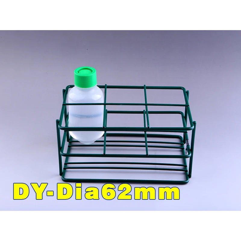 Stainless Steel Epoxy coated Centrifuge Tube Rack, Serum bottle , reagent bottle ,Bacteria bottle 6 Holes Dia.62mm High Quality
Stainless Steel Epoxy coated Centrifuge Tube Rack, Serum bottle , reagent bottle ,Bacteria bottle 6 Holes Dia.62mm High Quality