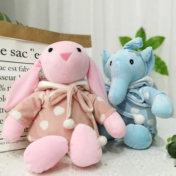 38cm Kawaii Pajamas Elephant&Rabbit Plush Toy Soft Cartoon Animal Bunny&Monkey Stuffed Doll Kid Baby Appease Toy Girl Best Gift
38cm Kawaii Pajamas Elephant&Rabbit Plush Toy Soft Cartoon Animal Bunny&Monkey Stuffed Doll Kid Baby Appease Toy Girl Best Gift