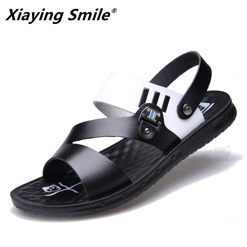 Sandals Leather Men Summer Beach Casual Shoes Luxury Slides Non-slip Slippers For Men High quality Brand designer mens slipper
Sandals Leather Men Summer Beach Casual Shoes Luxury Slides Non-slip Slippers For Men High quality Brand designer mens slipper