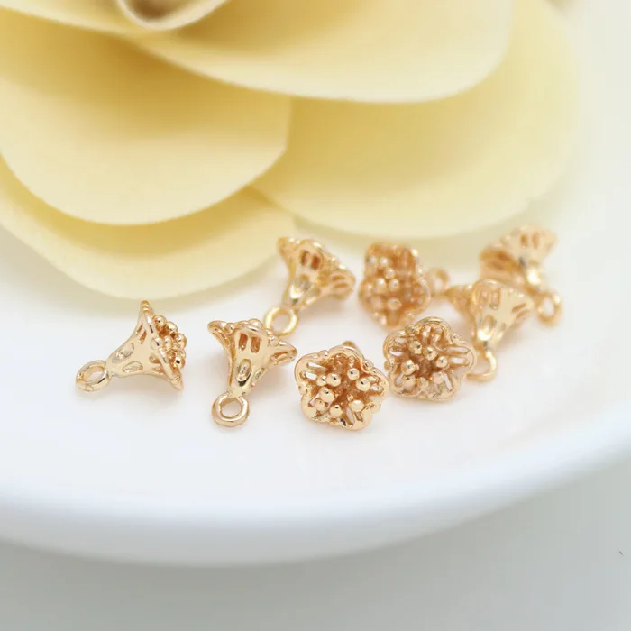 10PCS 7x8MM 24K Champagne Gold Color Plated Brass Small Lotus Charms High Quality Diy Jewelry Accessories
10PCS 7x8MM 24K Champagne Gold Color Plated Brass Small Lotus Charms High Quality Diy Jewelry Accessories