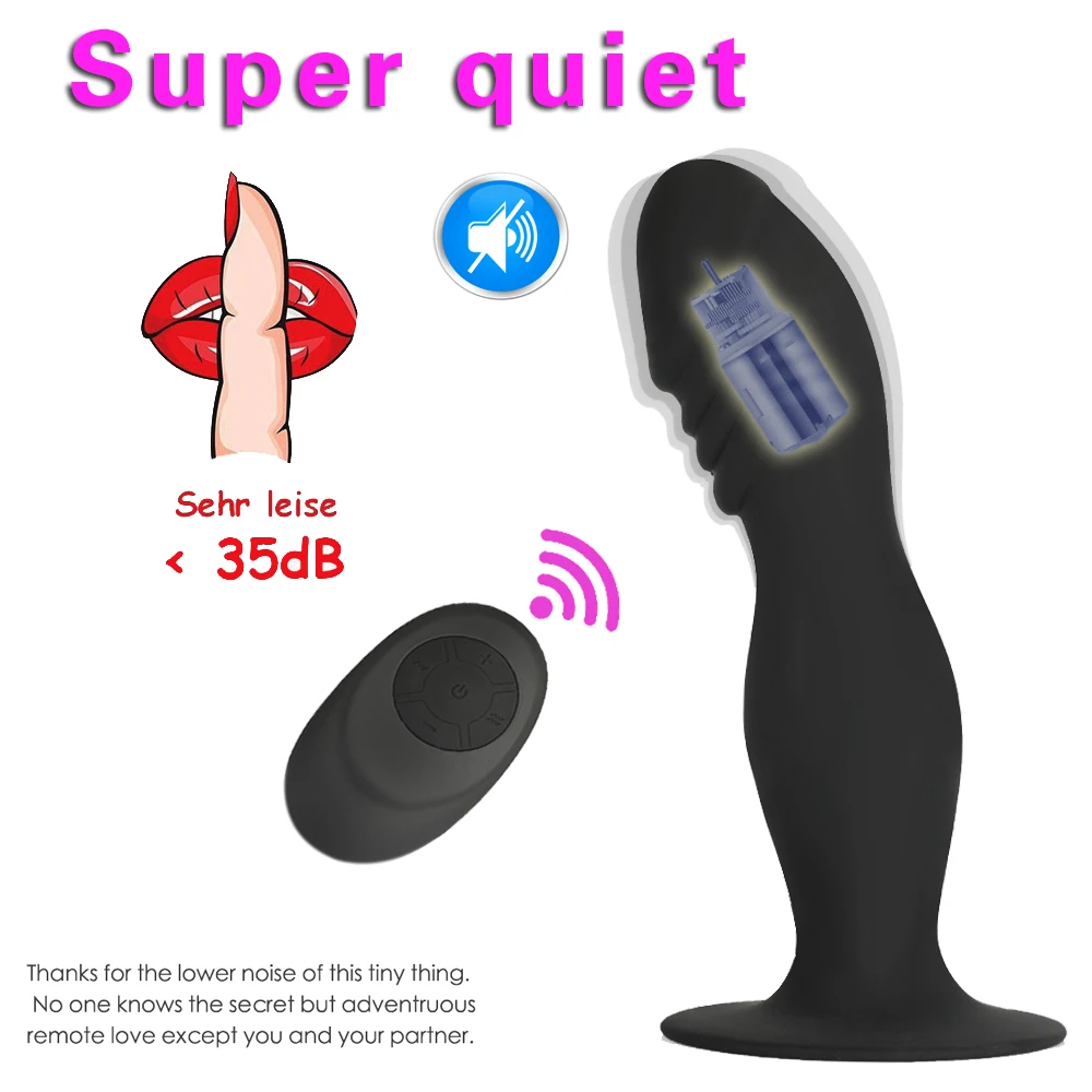 Wireless Remote Dildo Vibrator Anal Plug Prostate Massager Suction Cup Masturbator for Man Remote Dildo Anal Sex Toys for Adults (21)