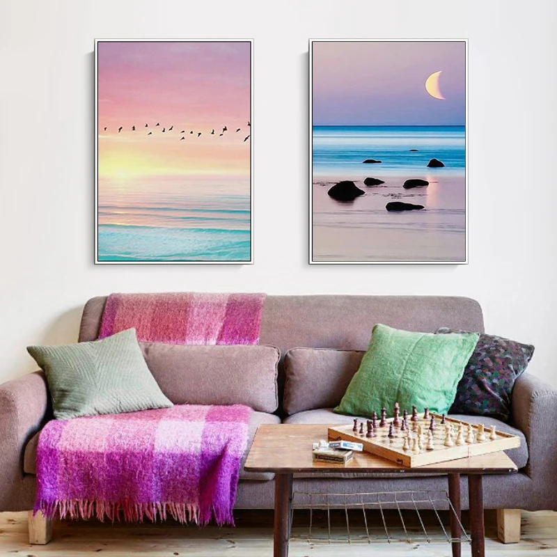Beautiful Sunrise Sunset Seascape Canvas Painting Posters and Prints Scandinavia Wall Art Pictures for Living Room Home Decor
Beautiful Sunrise Sunset Seascape Canvas Painting Posters and Prints Scandinavia Wall Art Pictures for Living Room Home Decor