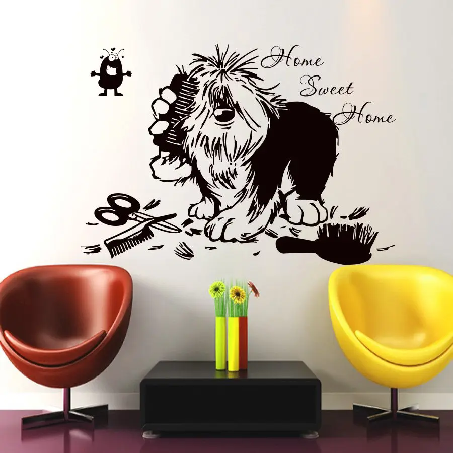 Home Swit Home Quote Dog Tools Pet Grooming Salon Pet Shop Wall Decal Removable Vinyl Art Wall Sticker Autocollant Mural B120
Home Swit Home Quote Dog Tools Pet Grooming Salon Pet Shop Wall Decal Removable Vinyl Art Wall Sticker Autocollant Mural B120