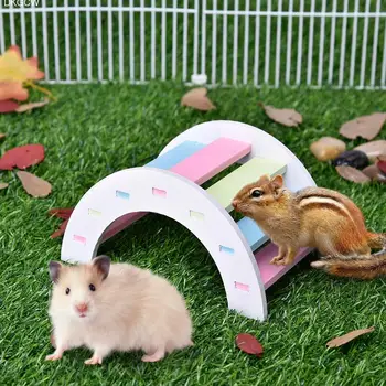 Wooden Pet Toys Hamster Hedgehog Syrian Toy Colorful Arch Bridge Assorted Color Ladder Little Pet Exercise Toy 1PC
Wooden Pet Toys Hamster Hedgehog Syrian Toy Colorful Arch Bridge Assorted Color Ladder Little Pet Exercise Toy 1PC