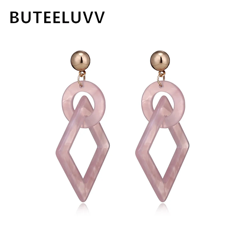 BUTEELUVV Elegant Geometric Resin Earrings for Women Creative Pink Hollow Square Round Link Acrylic Drop Earings Fashion Jewelry
BUTEELUVV Elegant Geometric Resin Earrings for Women Creative Pink Hollow Square Round Link Acrylic Drop Earings Fashion Jewelry