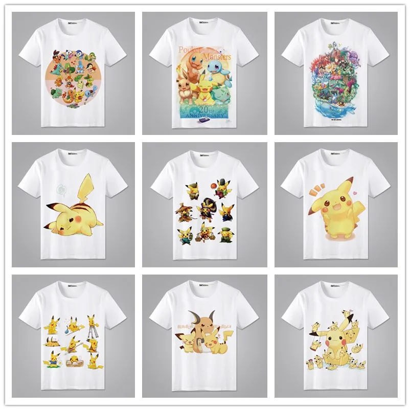 Anime Harajuku T-Shirt pokemon Pikachu Clothing Unisex Adults Child Casual fashion T Shirt Short Sleeve Tops tshirt Cosplay.
Anime Harajuku T-Shirt pokemon Pikachu Clothing Unisex Adults Child Casual fashion T Shirt Short Sleeve Tops tshirt Cosplay.