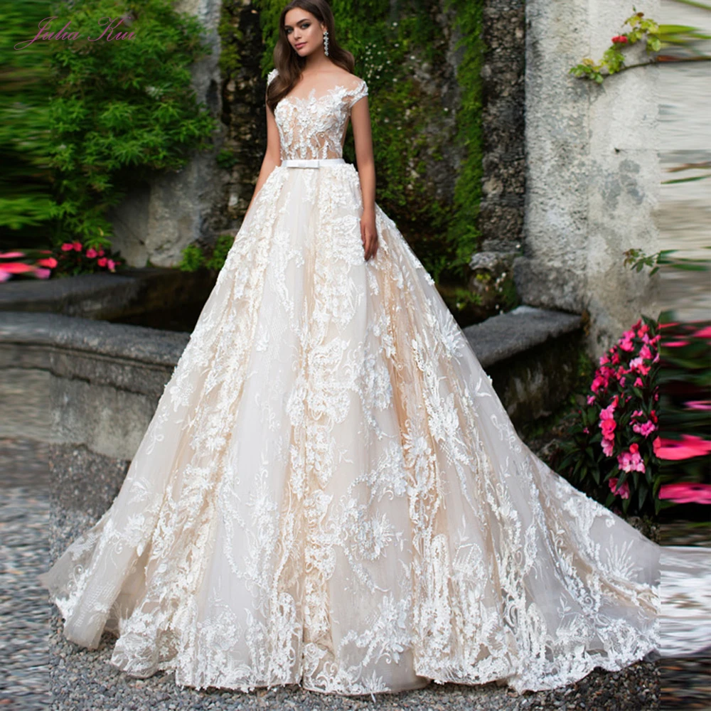 luxurious Whole Appliques Tulle Scoop Wedding Dress Floral Print Sleeveless Illusion Back A-Line 2 In 1 Bride Dress Customize
luxurious Whole Appliques Tulle Scoop Wedding Dress Floral Print Sleeveless Illusion Back A-Line 2 In 1 Bride Dress Customize