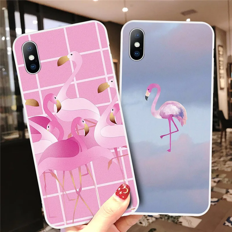 Ottwn Cases For iPhone XS Max 7 8 6 6s Plus X XR 5 5s SE Back Cover Soft Silicone Beautiful Flamingo Pattern Phone Case Fundas
Ottwn Cases For iPhone XS Max 7 8 6 6s Plus X XR 5 5s SE Back Cover Soft Silicone Beautiful Flamingo Pattern Phone Case Fundas