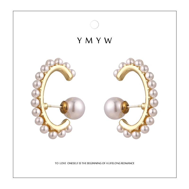 YMYW Korean Fashion Romantic Imitation Pearl Stud Earrings 2019 Sweet Charm Earring Brincos for Women Party Wedding Jewelry Gift
YMYW Korean Fashion Romantic Imitation Pearl Stud Earrings 2019 Sweet Charm Earring Brincos for Women Party Wedding Jewelry Gift