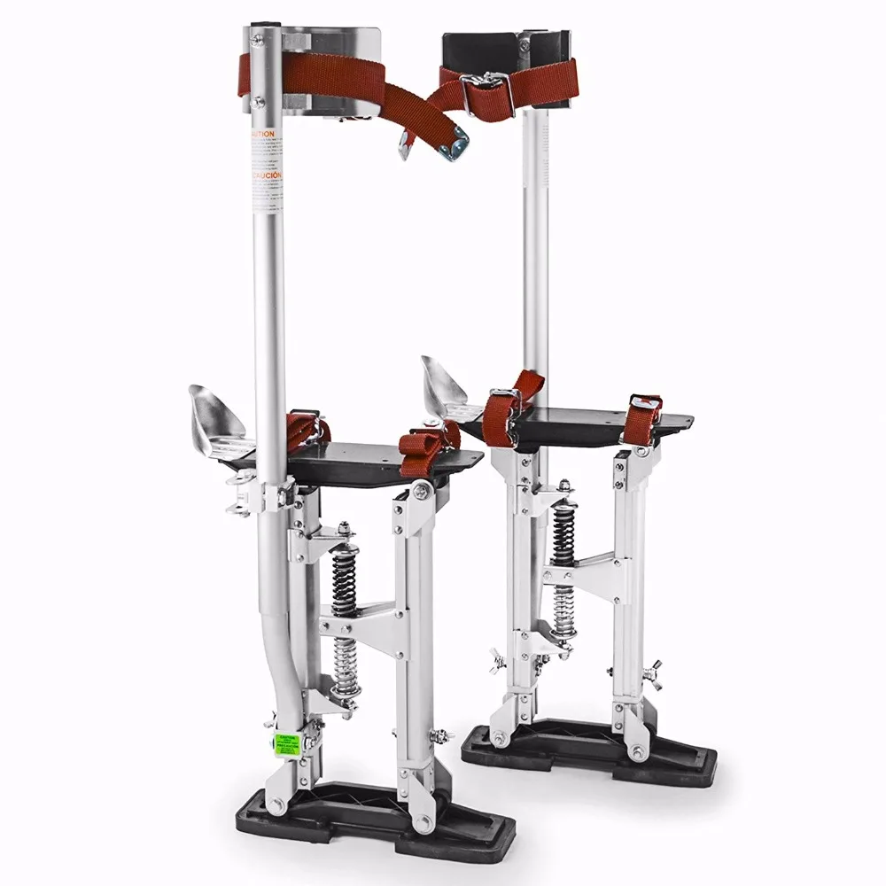 Aluminum Tool Stilts 15" to 23" Adjustable Inch Drywall Stilt for Taping Painting Painter Taping silver
Aluminum Tool Stilts 15" to 23" Adjustable Inch Drywall Stilt for Taping Painting Painter Taping silver
