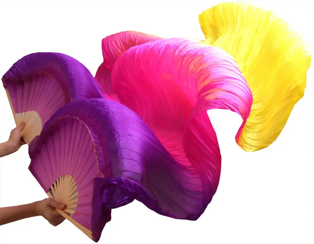 Hits 2018 High selling women Quality Silk Belly Dance Fan Dance 100% Real Silk Veils 1 pair 180*90 cm Purple+Rose red+yellow
Hits 2018 High selling women Quality Silk Belly Dance Fan Dance 100% Real Silk Veils 1 pair 180*90 cm Purple+Rose red+yellow