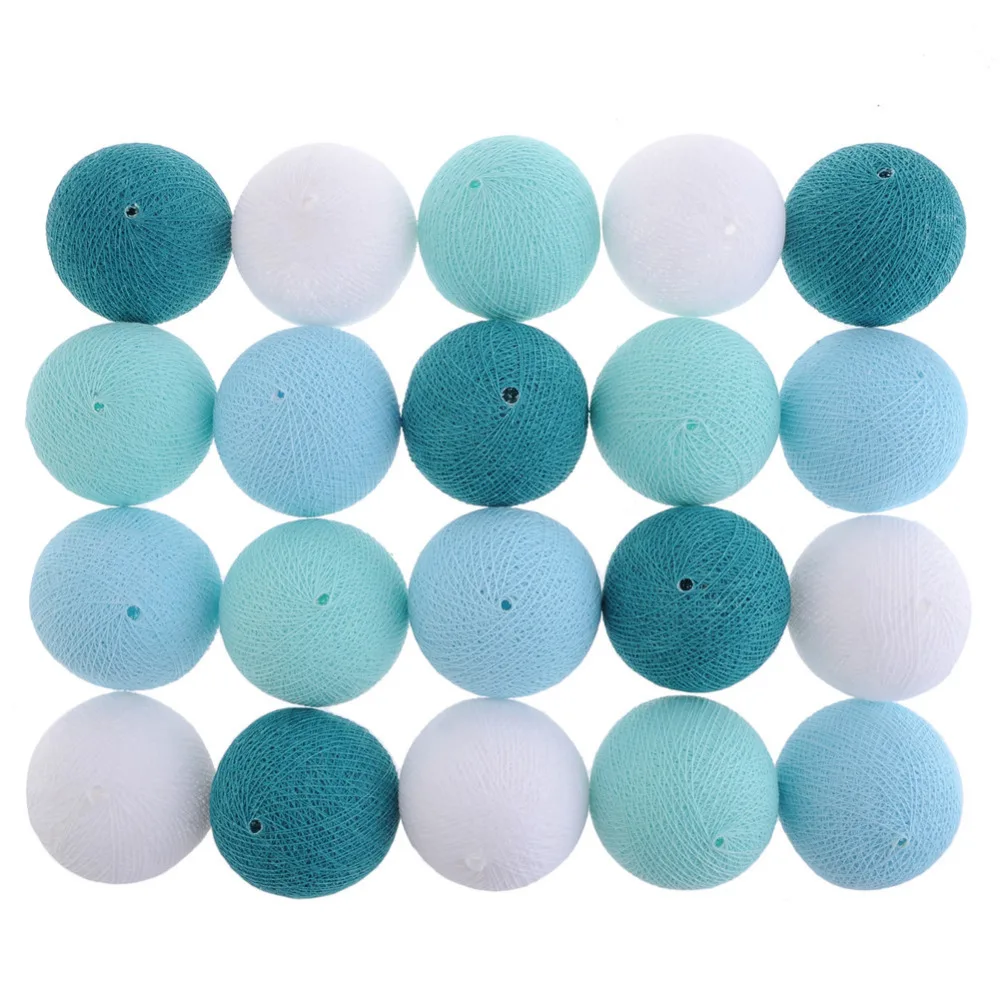 DIY Handmade Cotton Ball Light String 2.8M 20LED Tiffany Color Gorgeous For Xmas Wedding Ornament Home Decoration New Arrival
DIY Handmade Cotton Ball Light String 2.8M 20LED Tiffany Color Gorgeous For Xmas Wedding Ornament Home Decoration New Arrival