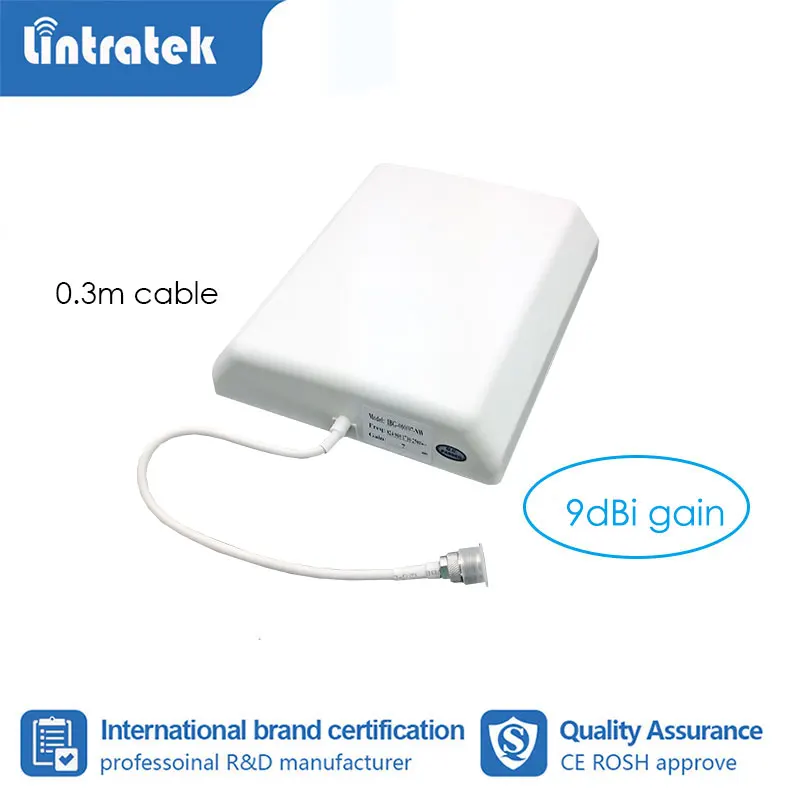 9dB Gain Internal Panel Antenna 700~2700MHz 2G 3G 4G Wall Indoor Antenna use for Cell phone signal booster with 0.3m cable s6
9dB Gain Internal Panel Antenna 700~2700MHz 2G 3G 4G Wall Indoor Antenna use for Cell phone signal booster with 0.3m cable s6