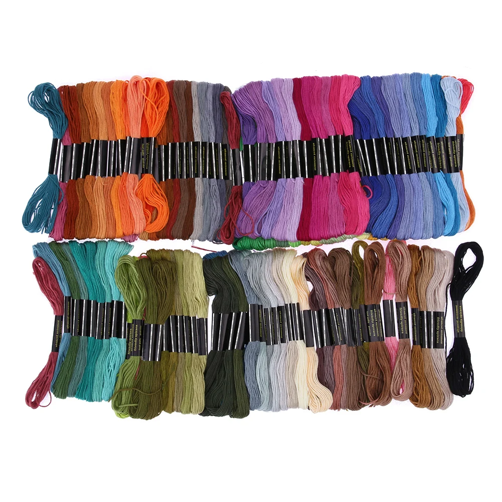 50/150 pieces Similar Color Threads Cross Stitch Cotton Embroidery Threads Floss Kit For DIY Sewing Tools Accessories
50/150 pieces Similar Color Threads Cross Stitch Cotton Embroidery Threads Floss Kit For DIY Sewing Tools Accessories