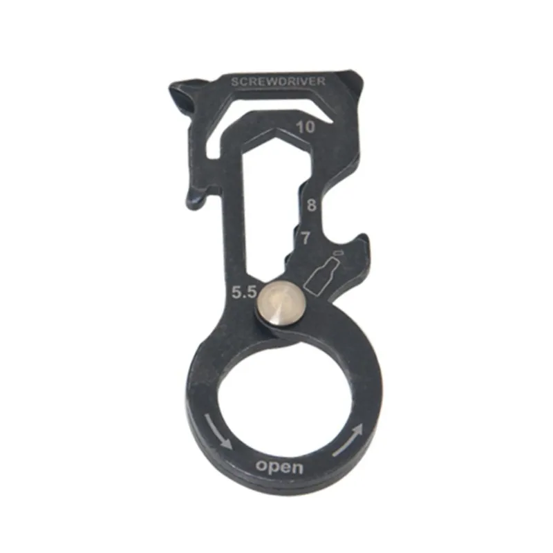 Lightweight EDC Multi-tool Functional 420 Stainless Steel Spanner Bottle Opener Outdoor Key Chain Tool New
Lightweight EDC Multi-tool Functional 420 Stainless Steel Spanner Bottle Opener Outdoor Key Chain Tool New