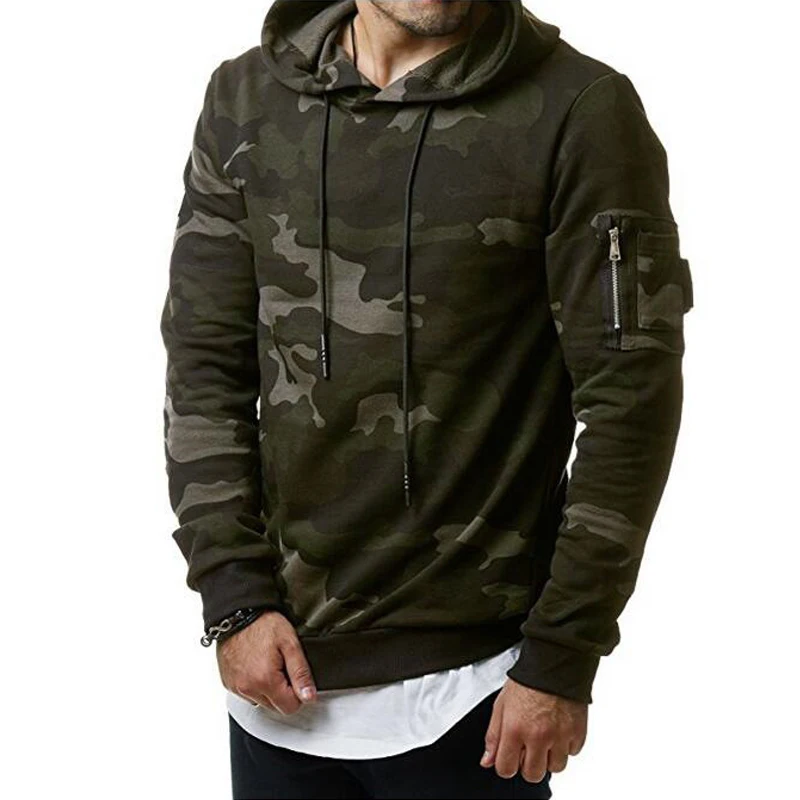 Men Clothing Autumn Winter Hoodie Camouflage uniform Full Sleeves with Hat Casual Slim Close-fitting Boy Pullover Sweatshirt
Men Clothing Autumn Winter Hoodie Camouflage uniform Full Sleeves with Hat Casual Slim Close-fitting Boy Pullover Sweatshirt