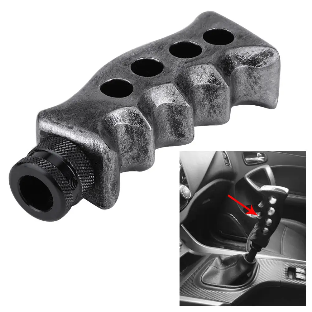 New Arrival 1 pc Universal Titanium Pistol Handle Grip Manual Gear Shift Knob Shifter Lever Replacement Parts
New Arrival 1 pc Universal Titanium Pistol Handle Grip Manual Gear Shift Knob Shifter Lever Replacement Parts