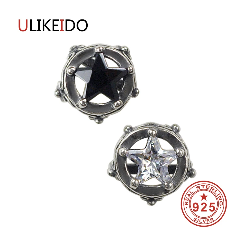 Pure 925 Sterling Silver Earrings Fashion Punk Thai Silver Jewelry Stud Earring For Men Women Christmas Gift 1179
Pure 925 Sterling Silver Earrings Fashion Punk Thai Silver Jewelry Stud Earring For Men Women Christmas Gift 1179