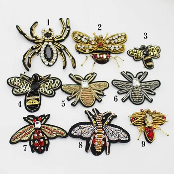 30 Pcs/lot Most Free Shipping Embroidery Patches Sequins Beads Insect Rhinestones Bees Cloth DIY Sewing Accessories Wholesale
30 Pcs/lot Most Free Shipping Embroidery Patches Sequins Beads Insect Rhinestones Bees Cloth DIY Sewing Accessories Wholesale