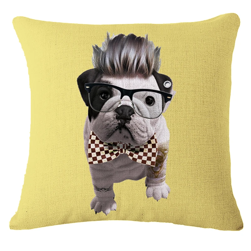 French Bulldog Car Seat Cushion Without Core dog/ animal Sofa Chair Cushions Cotton Decorative Pillows Throw Pillow Home 45*45cm
French Bulldog Car Seat Cushion Without Core dog/ animal Sofa Chair Cushions Cotton Decorative Pillows Throw Pillow Home 45*45cm