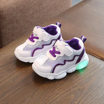 Kids Shoes for Boys Girls Light Children Luminous Baby Sneakers mesh sport Boy Girl Led Light Shoes Sport Sneaker Shoes Newest
Kids Shoes for Boys Girls Light Children Luminous Baby Sneakers mesh sport Boy Girl Led Light Shoes Sport Sneaker Shoes Newest