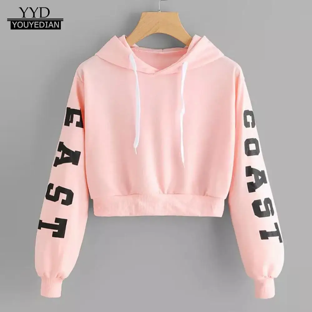2019 Cropped Hoodie Womens Letters Long Sleeve Sweatshirt Pullover Tops Blouse harajuku hoodies New Fashion sudaderas de mujer
2019 Cropped Hoodie Womens Letters Long Sleeve Sweatshirt Pullover Tops Blouse harajuku hoodies New Fashion sudaderas de mujer