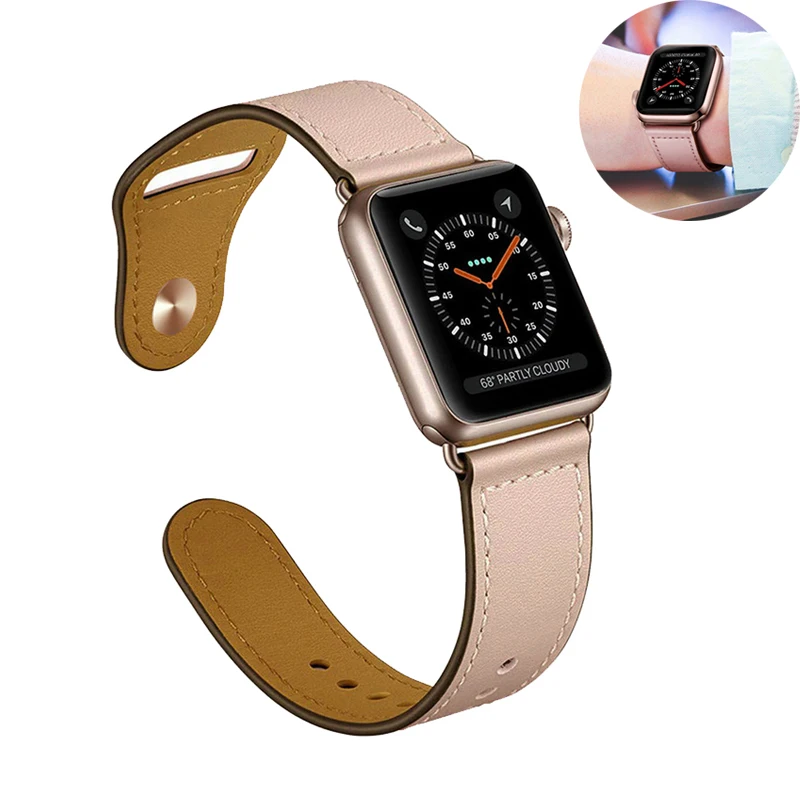 Genuine leather loop strap for apple watch band 44mm 40mm 42mm 38mm pulseira watchband for iwatch belt 4/3/2/1 accessories
Genuine leather loop strap for apple watch band 44mm 40mm 42mm 38mm pulseira watchband for iwatch belt 4/3/2/1 accessories