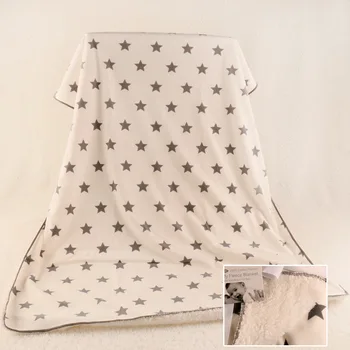 JUST CUTE plush baby blanket newborn baby stroller wrap