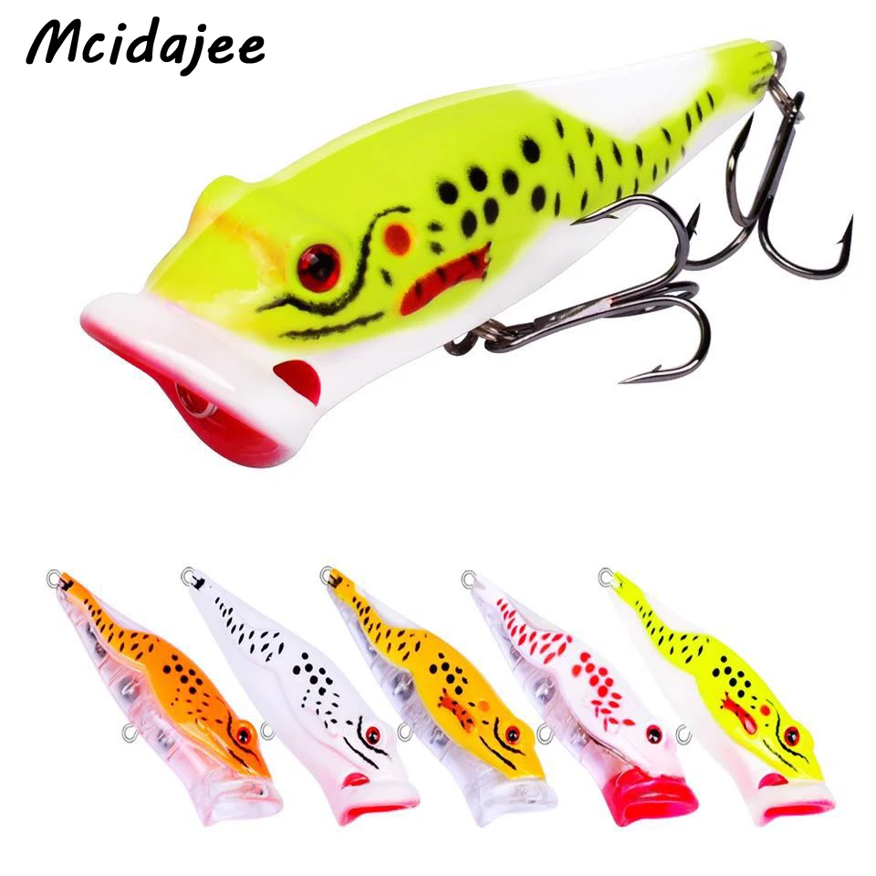 1pcs 13g/8cm Popper Steel beads in the body Fishing Lures 3D Eyes Bait Crankbait Wobbler Tackle Japan Hooks peche pesca Jerkbait
1pcs 13g/8cm Popper Steel beads in the body Fishing Lures 3D Eyes Bait Crankbait Wobbler Tackle Japan Hooks peche pesca Jerkbait