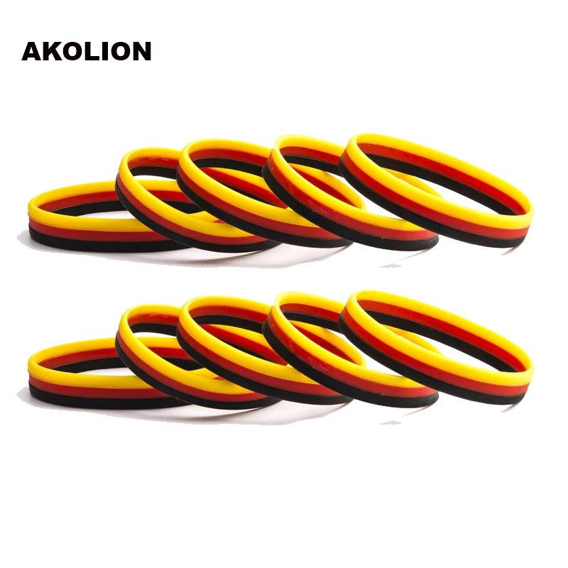 Germany Flag Silicone Rubber Wristband New Fashion Bracelets Hand Bands 1pcs FB-0015
Germany Flag Silicone Rubber Wristband New Fashion Bracelets Hand Bands 1pcs FB-0015