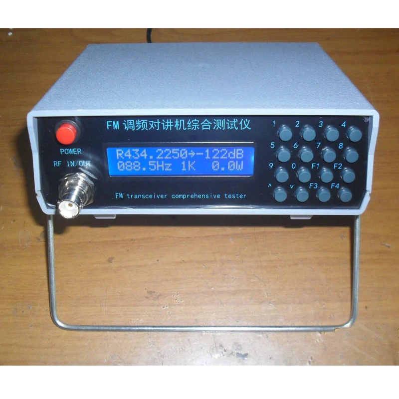 Radio integrated tester 10MHz-900MHz FM Comprehensive test Repeater tester Walkie-talkie tester Signal generator 1MHz--470MHz
Radio integrated tester 10MHz-900MHz FM Comprehensive test Repeater tester Walkie-talkie tester Signal generator 1MHz--470MHz