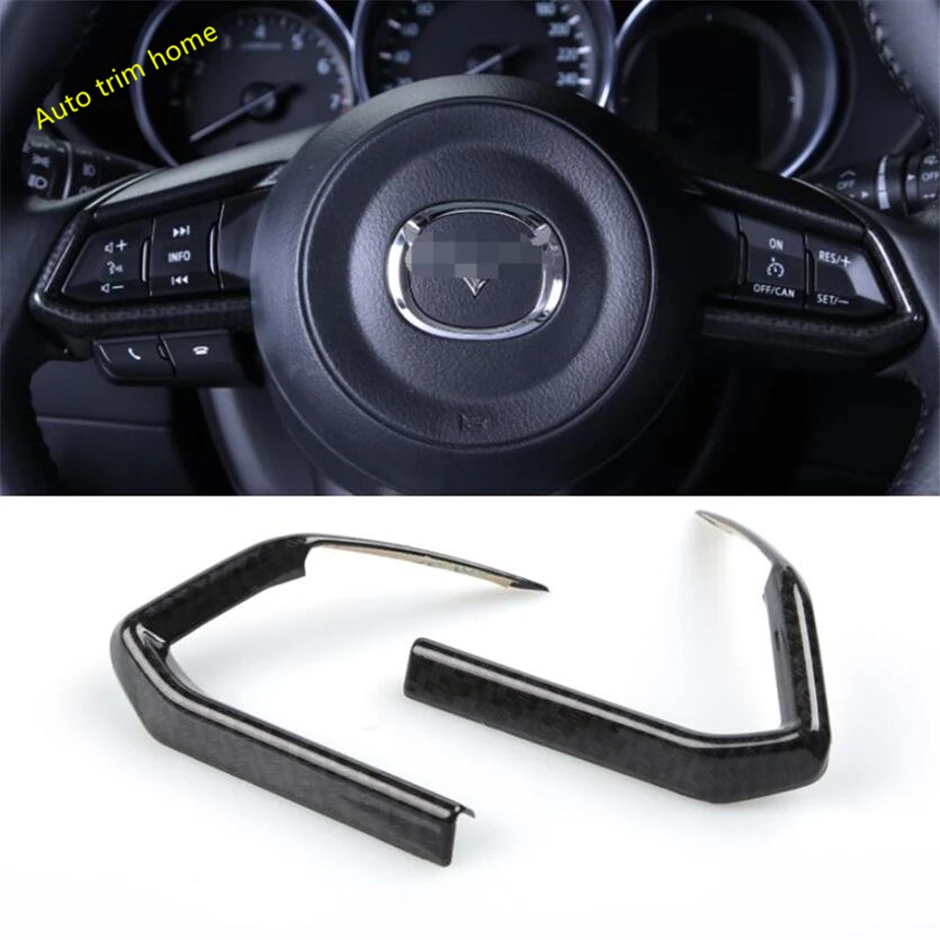 Lapetus Interior Refit Kit Fit For Mazda 3 2017 2018 Steering Wheel Button Strip Cover Trim / Matte / Red / Carbon Fiber Style
Lapetus Interior Refit Kit Fit For Mazda 3 2017 2018 Steering Wheel Button Strip Cover Trim / Matte / Red / Carbon Fiber Style