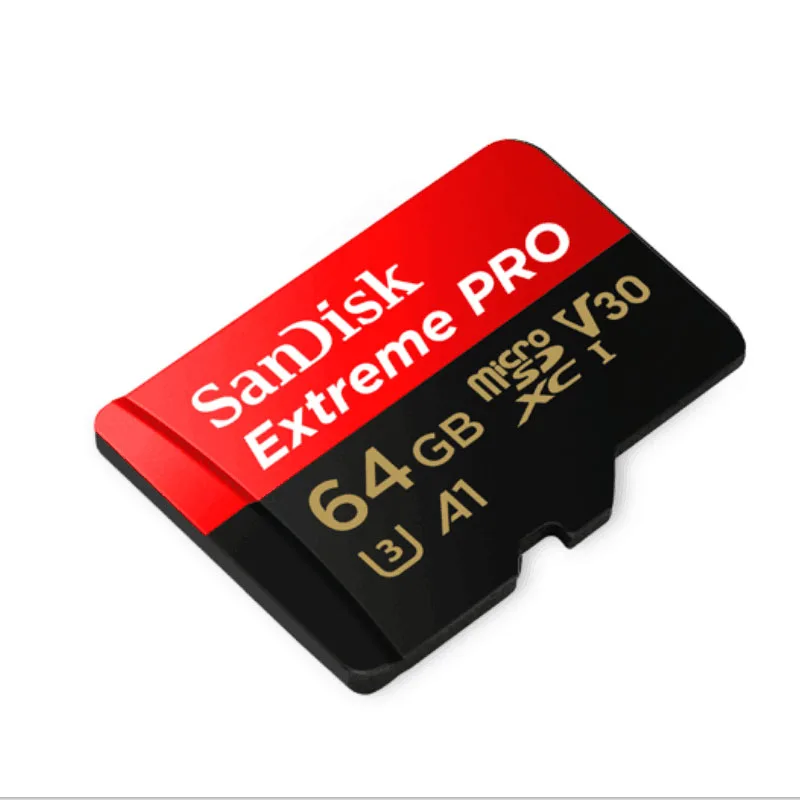 

SanDisk 100% Original Extreme microSDHC/microSDXC New upgrade Memory Card microSD Card TF Card 100MB/s 64GB Class10 U3 A1 V30