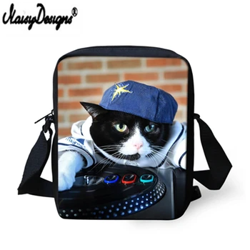 NOISYDESIGNS Strict Selection Luxury Cartoon Music Cat Printing DIY Small Crossbody Bag Fashion Boys Girls Messenger Bag Bolsas
NOISYDESIGNS Strict Selection Luxury Cartoon Music Cat Printing DIY Small Crossbody Bag Fashion Boys Girls Messenger Bag Bolsas