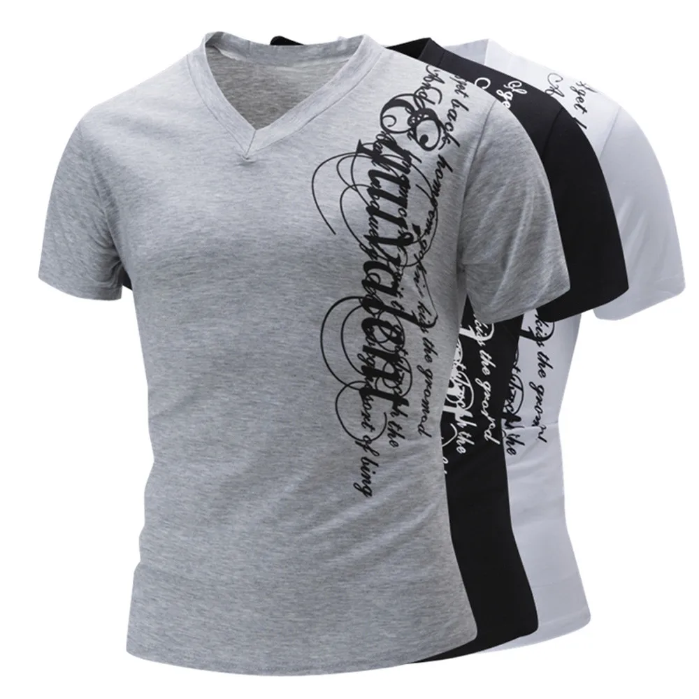 New 2017 Print T shirt Men V Neck Cool T shirt Casual shirt Plus Size Top Male Tee Summer Tops XXXL wholesale #EW
New 2017 Print T shirt Men V Neck Cool T shirt Casual shirt Plus Size Top Male Tee Summer Tops XXXL wholesale #EW